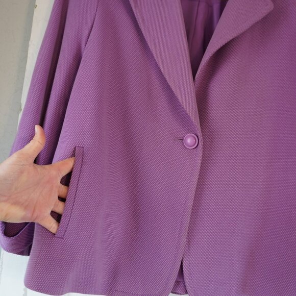 Talbots Lavender Blazer Size 14 - Picture 2 of 10
